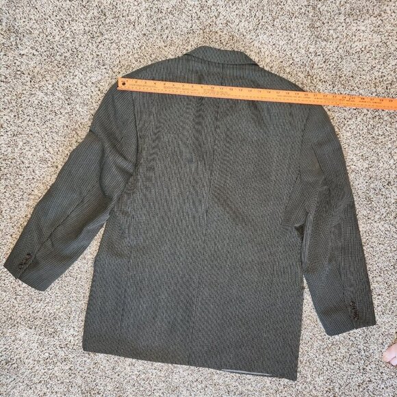Vintage JHANE BARNES Mens Blazer Sport Coat Size 44L Textured Union Made USA - Picture 8 of 8